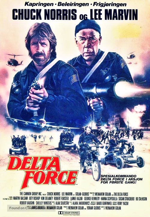 The Delta Force - Norwegian Movie Poster