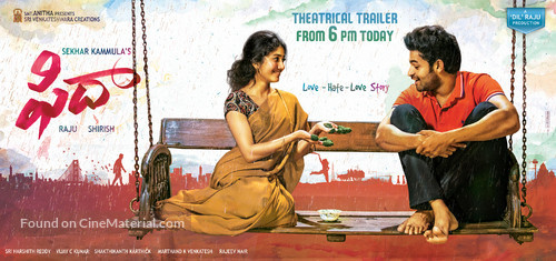 Fidaa - Indian Movie Poster