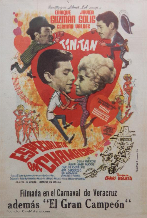 Especialista en chamacas - Mexican Movie Poster