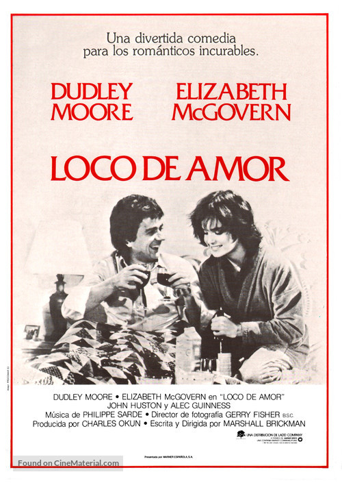 Lovesick - Spanish Movie Poster