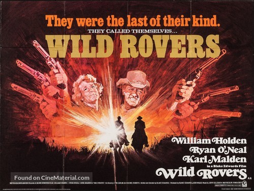 Wild Rovers - British Movie Poster