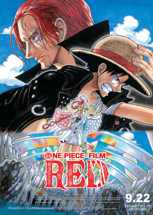 One Piece Film: Red - Malaysian Movie Poster