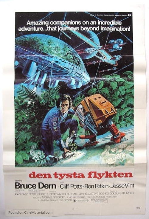 Silent Running - Swedish Movie Poster