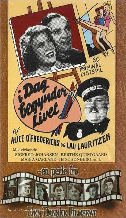 I dag begynder livet - Danish VHS movie cover