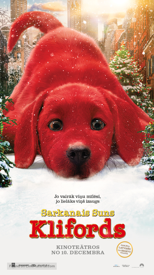 Clifford the Big Red Dog - Latvian Movie Poster