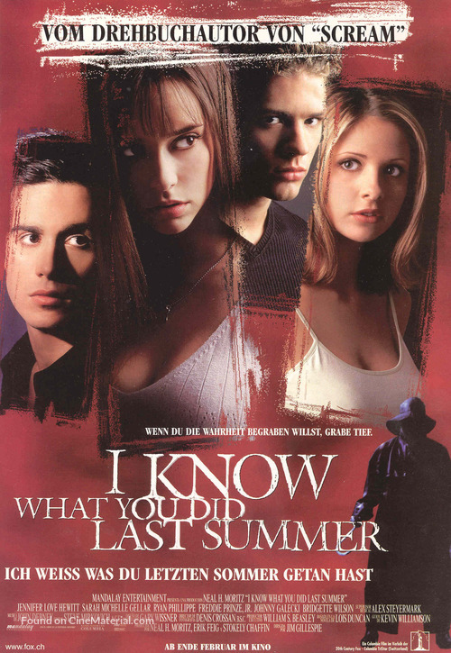 I Know What You Did Last Summer - German Movie Poster