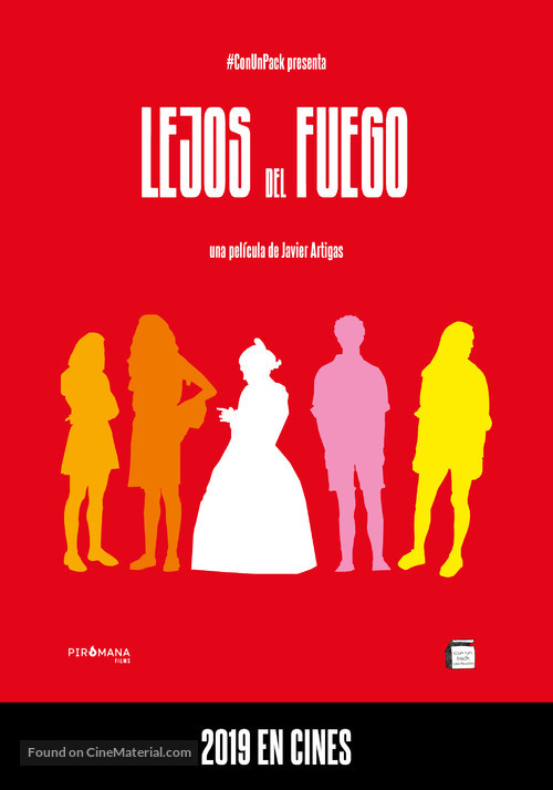 Lejos del fuego - Spanish Movie Poster