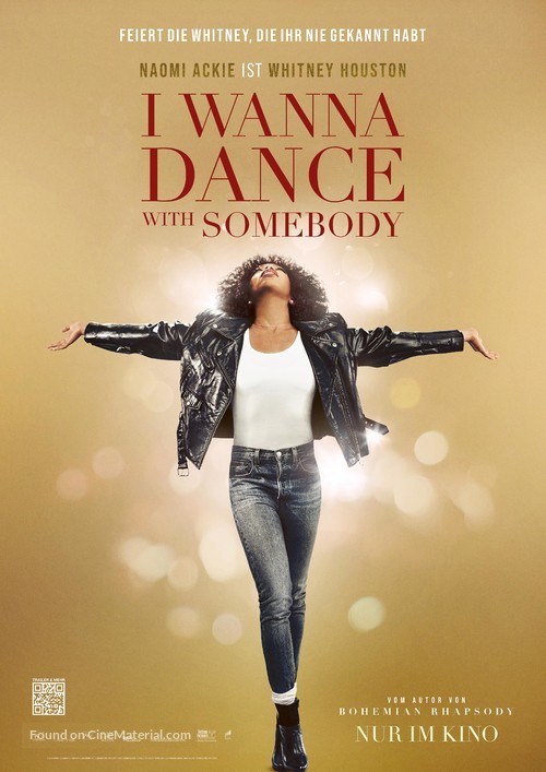 I Wanna Dance with Somebody - German Movie Poster