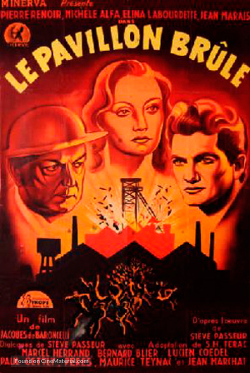 Le pavillon br&ucirc;le - French Movie Poster