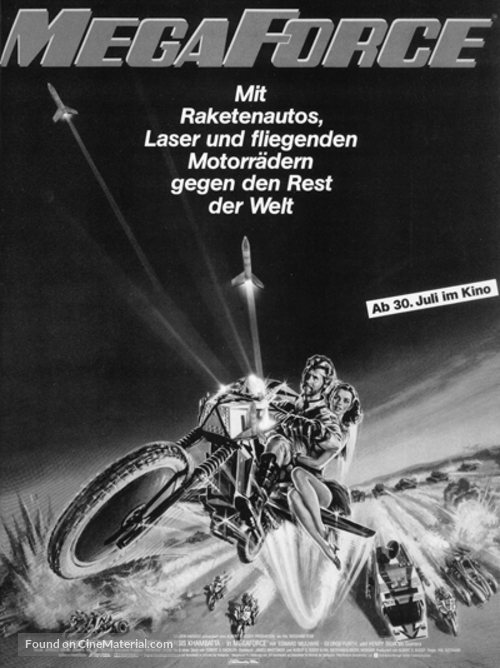 Megaforce - German Movie Poster