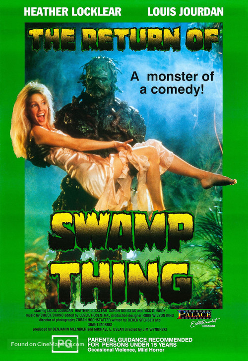 The Return of Swamp Thing - Australian Movie Poster