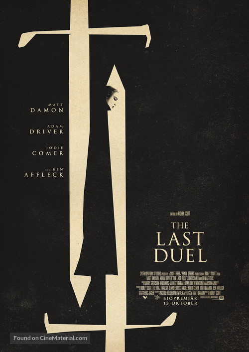 The Last Duel - Swedish Movie Poster