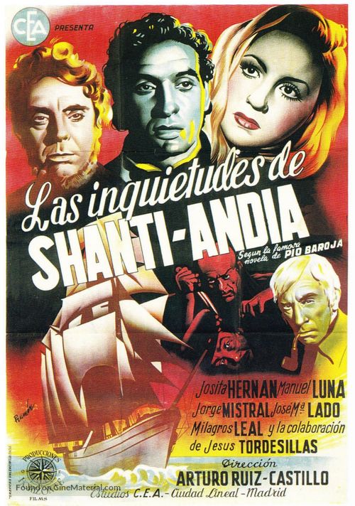 Las inquietudes de Shanti And&iacute;a - Spanish Movie Poster