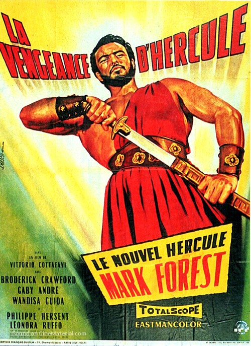 La vendetta di Ercole - French Movie Poster