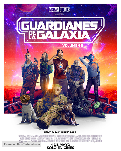 Guardians of the Galaxy Vol. 3 - Argentinian Movie Poster