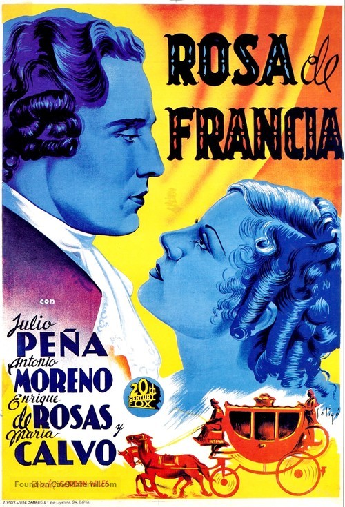 Rosa de Francia - Spanish Movie Poster