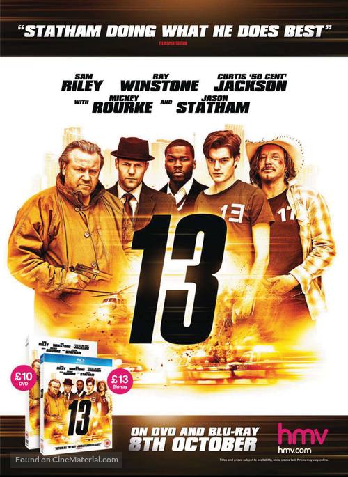 13 - British Video release movie poster