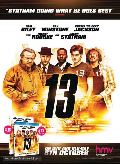 13 - British Video release movie poster