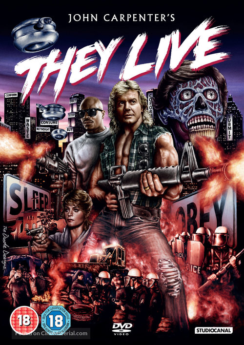 They Live - British DVD movie cover