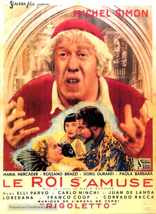 Re si diverte, Il - French Movie Poster