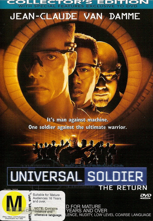 Universal Soldier: The Return - New Zealand DVD movie cover