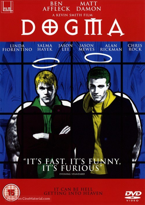 Dogma - British DVD movie cover