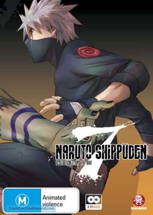 &quot;Naruto: Shipp&ucirc;den&quot; - Australian DVD movie cover