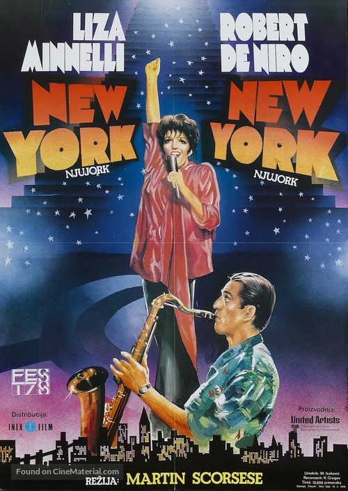 New York, New York - Yugoslav Movie Poster