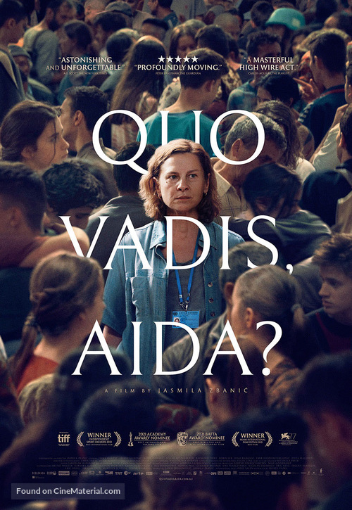 Quo vadis, Aida? - Australian Movie Poster