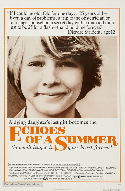 Echoes of a Summer - Movie Poster