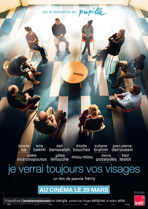 Je verrai toujours vos visages - French Movie Poster