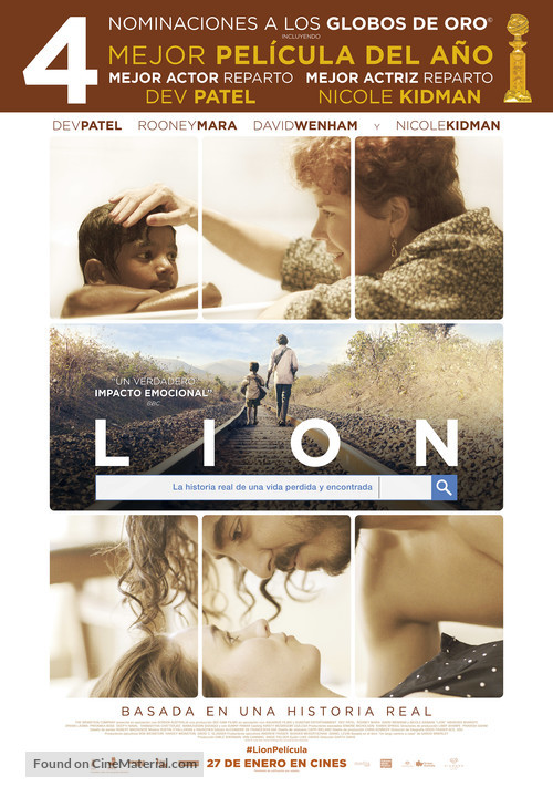 Lion - Spanish Movie Poster
