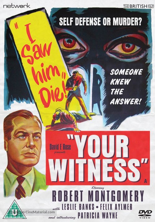 Your Witness - British DVD movie cover