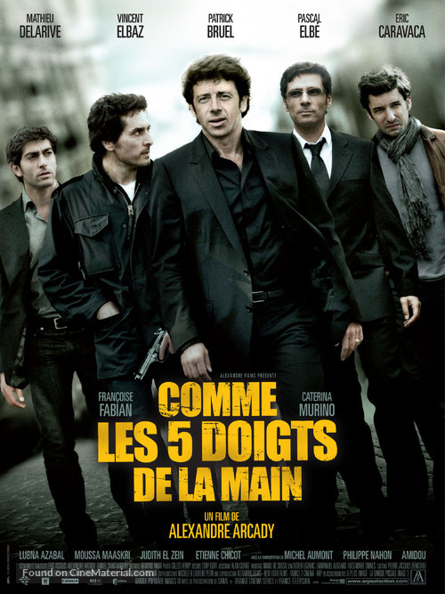 Comme les cinq doigts de la main - French Movie Poster