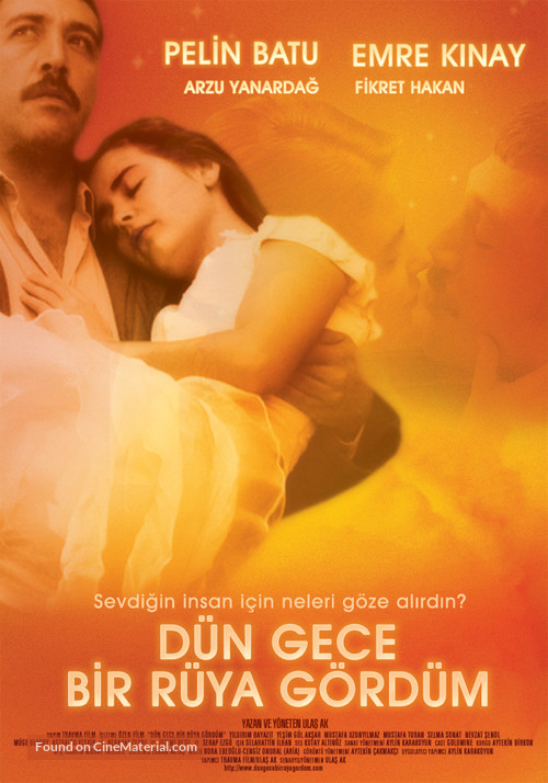 D&uuml;n gece bir r&uuml;ya g&ouml;rd&uuml;m - Turkish Movie Poster