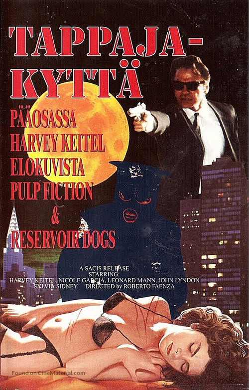 Copkiller (l&#039;assassino dei poliziotti) - Finnish VHS movie cover