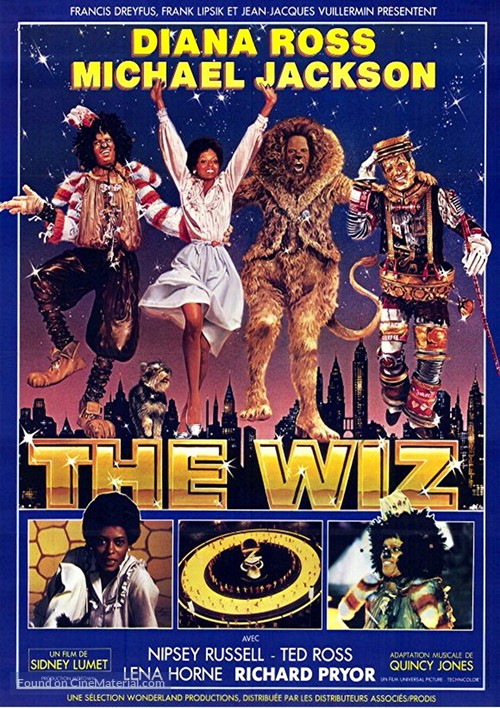 The Wiz (1978) French movie poster