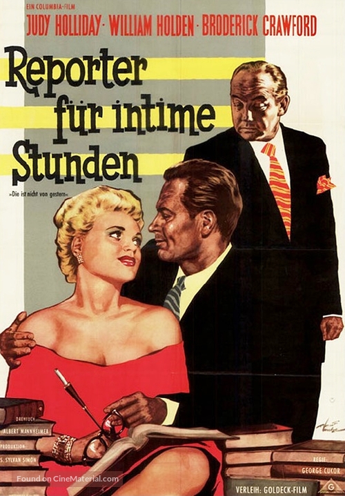 Born Yesterday - German Movie Poster