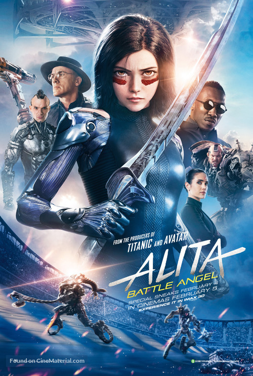Alita: Battle Angel - Singaporean Movie Poster