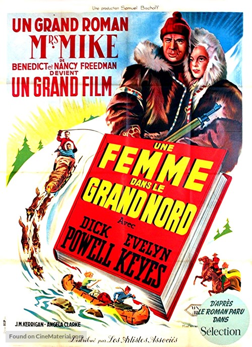 Mrs. Mike - French Movie Poster