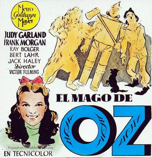 The Wizard of Oz - Spanish Movie Poster