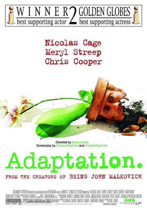 Adaptation. - Dutch Movie Poster