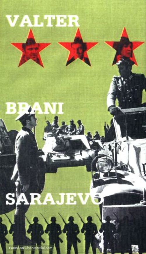 Valter brani Sarajevo - Yugoslav VHS movie cover