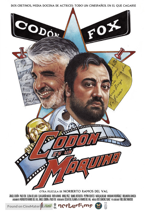 Cod&oacute;n es un m&aacute;quina - Spanish Movie Poster