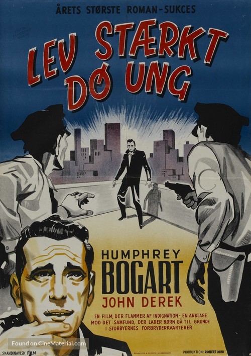 Knock on Any Door - Danish Movie Poster