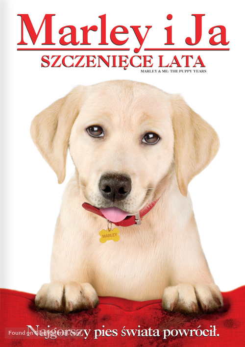 Marley &amp; Me: The Puppy Years - Polish DVD movie cover