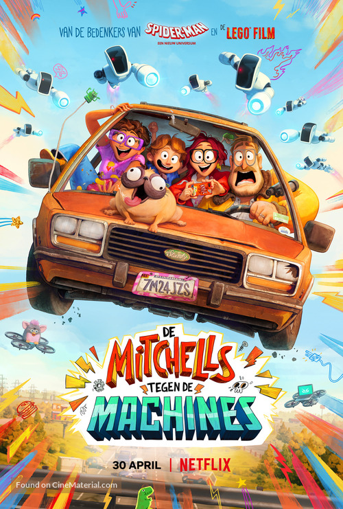 The Mitchells vs. the Machines - Belgian Movie Poster