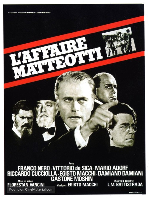 Il delitto Matteotti - French Movie Poster