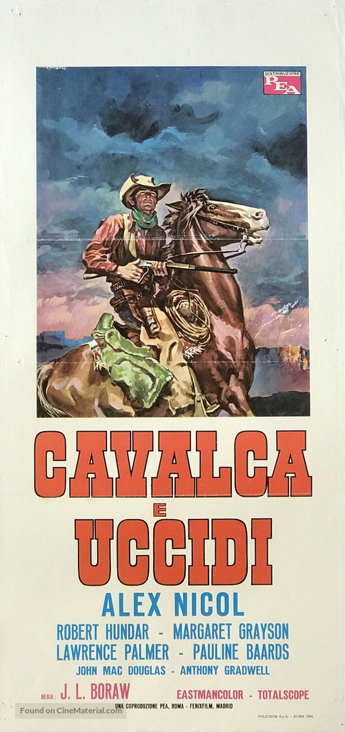 Cavalca e uccidi - Italian Movie Poster