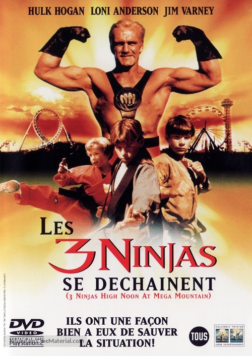 3 Ninjas: High Noon at Mega Mountain - Belgian DVD movie cover